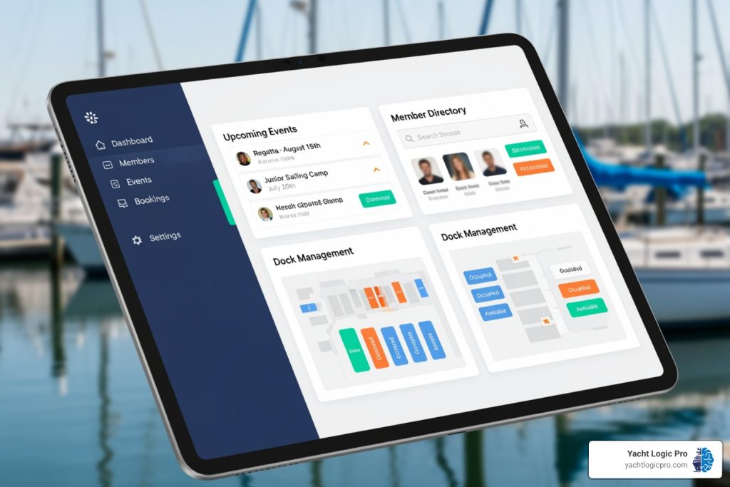 sailing club management software